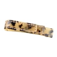 thumbnail image 2 of Pasador de pelo de celulosa con resorte para mujer, estampado de leopardo Marrón claro, 2 of 7