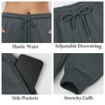thumbnail image 4 of Women's Fleece Lined Jogger Sweatpants with Pockets Winter Thermal Athletic Lounge Pants for Women, 4 of 8