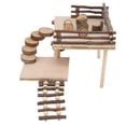 thumbnail image 4 of Hamster Wood Playground System, Environmental Safe Activity Hamster Living Climbing System  For Small Pets, 4 of 8