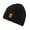 Black, variant on Winter Thick Solid Color Flipped Brim Knit Hat - Casual Warm Pull-On Head-Covering Versatile Cold Weather Cap for Adults,Winter Hats for Women ,Size:One Size