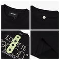 thumbnail image 5 of Unisex Cotton T-Shirt with Pearl Embellishment And “Love Is Good” Pattern, Sizes: S-XL, 5 of 12