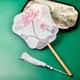thumbnail image 4 of Abanico Xian Abanico de seda Accesorios de dibujos animados Abanico Cheongsam con forma de grulla de loto Abanico redondo, 4 of 6