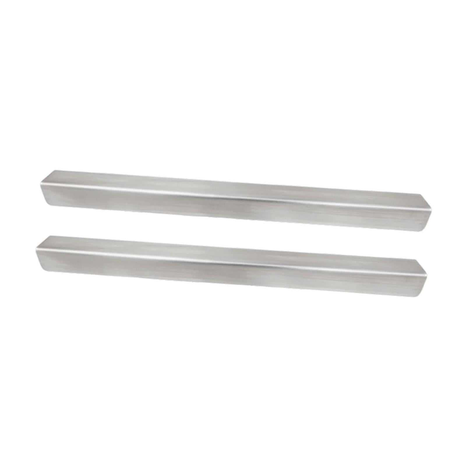 2 Pcs Slip on Edge Guard Cabinet Door Protectors Stainless Steel Construction for Home Office Baby Proofing