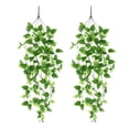 thumbnail image 1 of 2 Pieces Artificial Plant Decors Plants Leaf Vine Ornament Decorative Household Bedroom Kitchen Balcony Office, 1 of 10