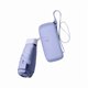 thumbnail image 1 of wonima02 Small Mini Umbrella with Case, Portable Travel Umbrella, Sun&Rain Protection, UPF 50+, 6K Ribs, 52cm Diameter, 7oz, Purple, 1 of 1