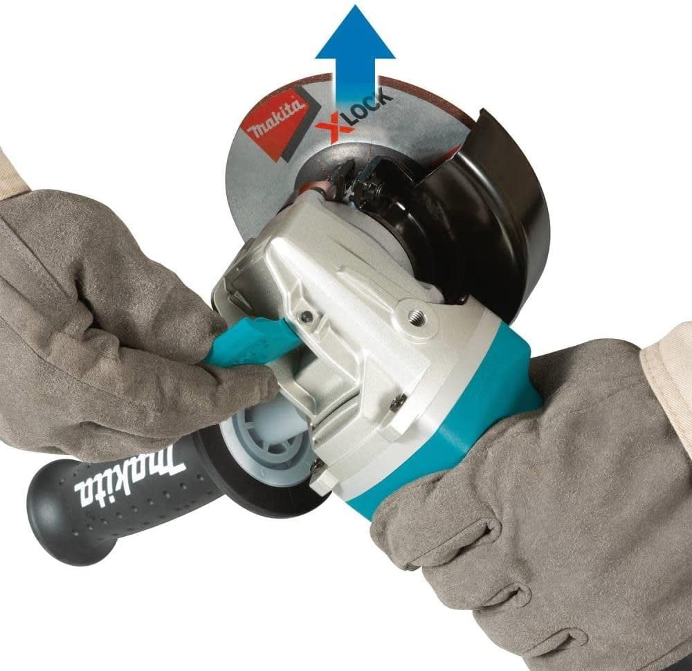 Open Box Makita GA4570 4-1/2" X-LOCK Corded Electric Angle Grinder w/AC/DC Switch