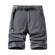 thumbnail image 1 of Pantalones Cortos Casuales de Verano para Hombres Al Aire Libre de Ajuste Suelto de Bolsillo Múltiple de Cinco Cuartos de Pantalones, Incluido el Cinturón para Deportes Y Viajes, 1 of 4