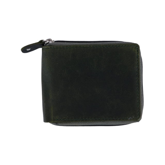 CTM® RFID Zip Around Wallet (Men's)