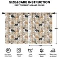 thumbnail image 2 of Blackout Kids Curtains,Cartoon Corgi and Coffee Childrens Insulated Curtains Set Of 2,Bedroom Essentials,Toddler Room Decor 42"x54"(106x137cm), 2 of 4
