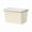 Beige, variant on Cinvoph Storage Bins with Lids Thickened Storage Containers, Heavy-Duty Space-Saving Organizers for Closet Livingroom Office Multi-Purpose Storage 18"x13"x10"