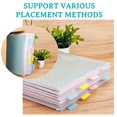 thumbnail image 2 of Organizador de almacenamiento de papel para álbumes de recortes, 24 Uds., con diseño de hebilla, almacenamiento de papel para álbumes de recortes con 60 pestañas de índice adhesivas para suj, 2 of 5