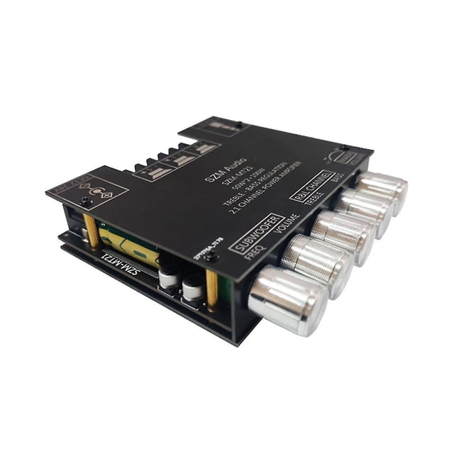 Módulo de placa amplificadora de potencia digital Bluetooth de 2.1 canales Amplificador de alta potencia de 50 wx2 + 100 w Altos/graves