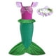 thumbnail image 1 of Disney Little Mermaid Ariel Princess Costume Kids Dress For Girls Cosplay Children Carnival Birthday Party Clothes Mermaid Dress V, 1 of 2