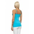 thumbnail image 4 of Women's Top Camisole Scoopneck with Straps, M, Dark Turquoise, by Ambesonne, 4 of 4