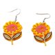 thumbnail image 1 of 2023 Flower Charm Earrings Fashionable Ear Rings Eye Catching Ear Accessories----B--Product code 66539 B, 1 of 4