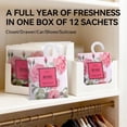 thumbnail image 3 of 12 Pack Rose Scented Sachets, Long-Lasting Fresh Scent, Air Freshener for Closet & Drawers, Hanging Deodorizer for Home, 3 of 4