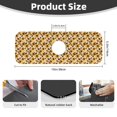 thumbnail image 2 of Pofeuu Vintage Plaid Cute Sunflower Print Splash Guard for Sink Faucet Sink Gadgets-Splash Guard Behind Faucet Drip Catcher for Kitchen, Bathroom,Sink Mat, 2 of 7