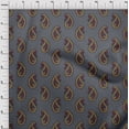 thumbnail image 3 of oneOone Cotton Flex Fabric Paisley Block Print Fabric BTY 40 Inch Wide, 3 of 4
