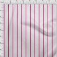 thumbnail image 3 of oneOone Cotton Cambric White Fabric Pin Stripe Sewing Material Print Fabric By The Yard 56 Inch Wide, 3 of 4