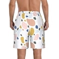 thumbnail image 3 of Kdxio Geometric Spots Pattern Mens Casual Shorts - Drawstring Summer Beach Sports Shorts for Men, 3 of 9