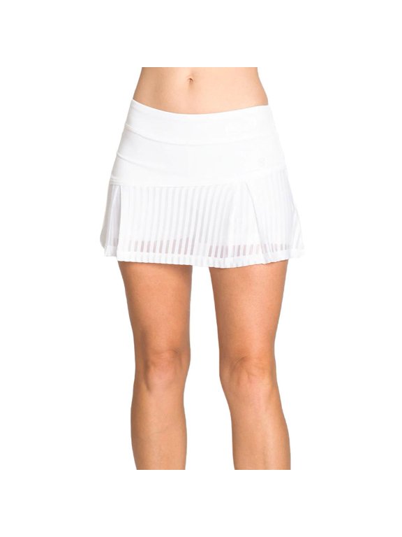 Women`s Olympic Club 13 Inch Tennis Skort White ( SMALL )