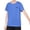 Blue, variant on ZOSOED Girls Solid T Shirts Loose-Fitting Crewneck Casual Shirts with Stich Army Green 2-3years