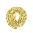 thumbnail image 1 of LoveBling 14k Yellow Gold 4mm Hollow Curb Cuban Chain Necklace With Lobster Lock (22"), 1 of 3
