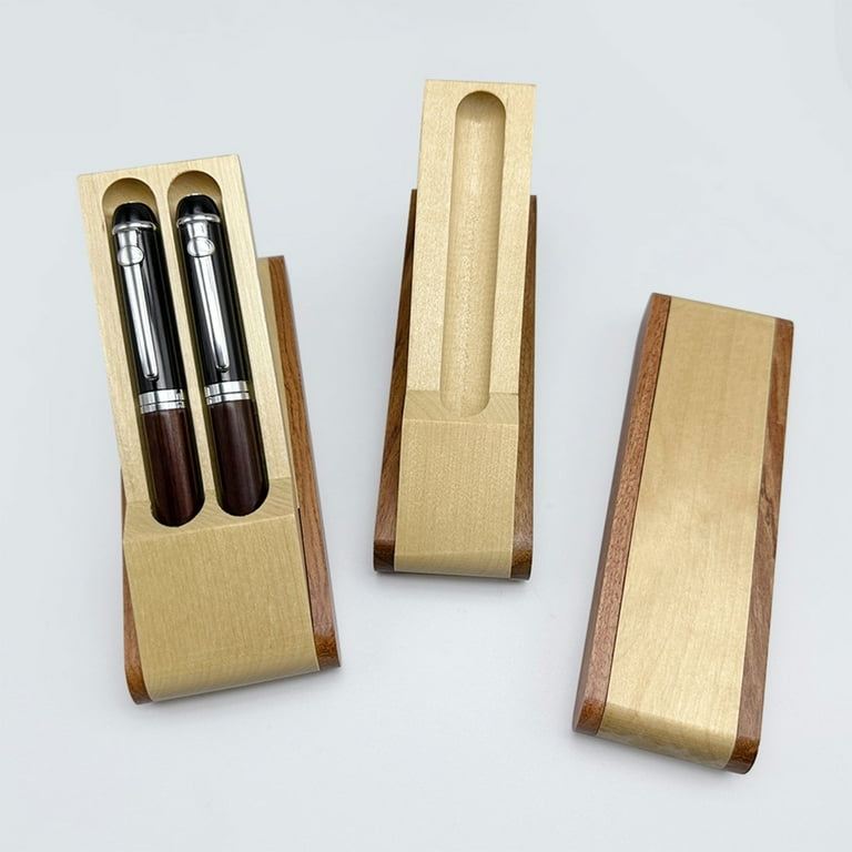 Wood Pen Presentation Box Fountain Pen Holder Tool Box Pen Stack