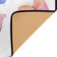 thumbnail image 4 of WOBOGO Colorful Butterflies Carpet Non-Slip Rugs Soft Doormat 80×58in Living Dining Room Bedroom Decorative, 4 of 7