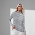thumbnail image 4 of Long Sleeve Shirts for Women 2026 Dressy Blouses Casual Fashion Loose Shirts Chic Spring Fall Trendy Shirts, 4 of 5