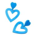 thumbnail image 1 of Decodeary Love Heart Earrings Set Lightweight And Easy To Wear Multiple Colors Available Azure Green, 1 of 6