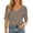 Khaki*, variant on Women's T-Shirt Relaxed Fit V-Neck Short Sleeve Soft Casual Breathable Comfort Everyday Wear Trendy Travel Tees