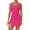 Hot Pink, variant on Staron Women's Sleeveless Tennis Dress Fitted Scandal Proof Two Piece Casual Workout Yoga Skirt Round Neck Solid Basic, Hot Pink L