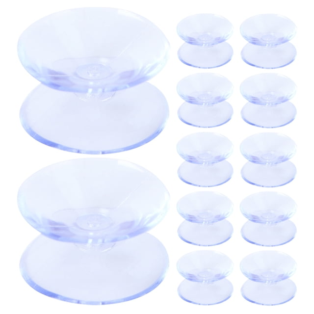 USHOBE Ventosas Para De Cristal Con Doble Succión Y Discreto Transparente