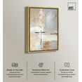 thumbnail image 2 of Expectations Boho Abstract Warm Color Canvas Wall Art by Art Remedy, Gold Floater Frame, 36"x54", 2 of 7