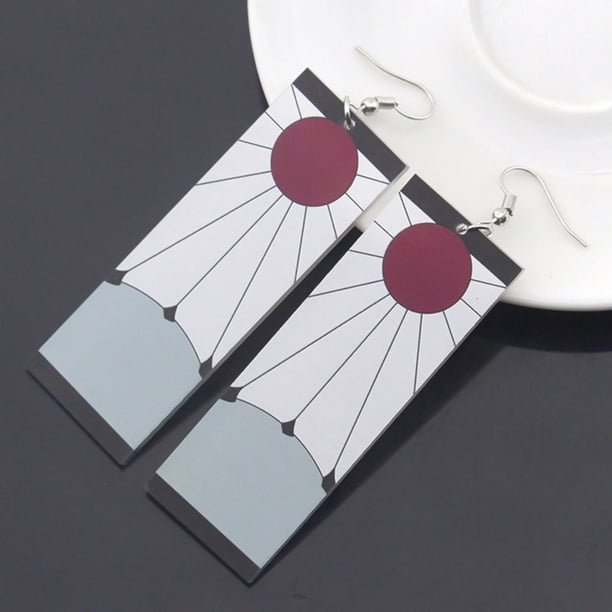 Pendientes De Sol Periféricos De Anime Demon Slayer Gao Jiahui unisex