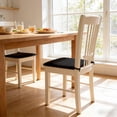 thumbnail image 5 of Fareti Thin Square Chair Cushions for Dining, Kitchen Chair Pads with Ties, Indoor Seat Cushion for Home, 5 of 6