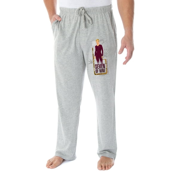 Star Trek Voyager Men's Seven Of Nine Fun Will Now Commence Pajama Pants