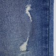 thumbnail image 4 of KIDSCOOL SPACE Big Boys Jeans,Kids Elastic Band Inside Ripped Holes Denim Pants,Deep Blue,9-11 Years, 4 of 5