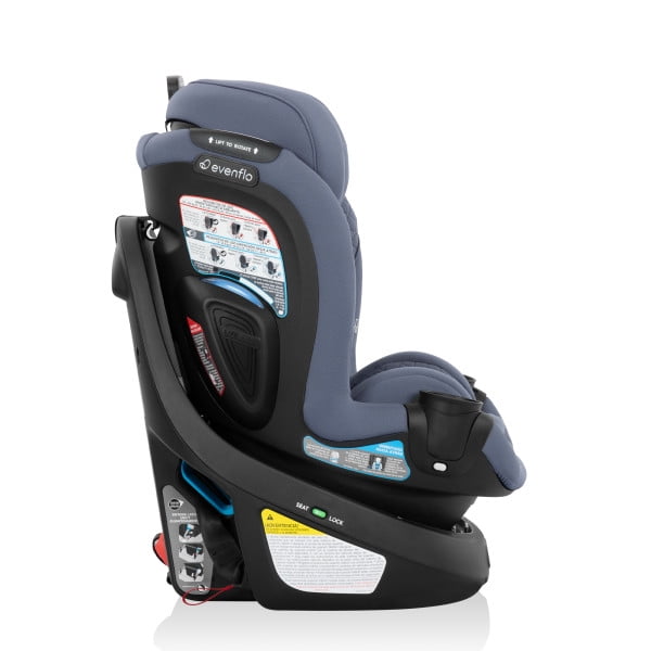 Evenflo Gold Revolve360 Slim 2-in-1 Rotational Car Seat with SensorSafe, Flint Gray