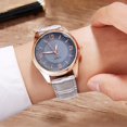 thumbnail image 2 of 2024 New Woman's Blue Life Watch Band Leather High End Glass Quartz Women S Watches Inexpensive Styles Distinguished Women's Watch Small Wrist Watches for Women Watches in Bulk Watches for Men Leath, 2 of 2