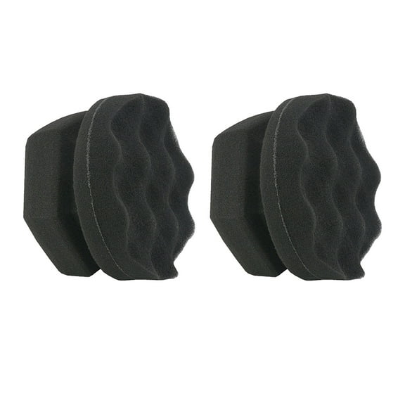 unbranded  2 Pcs Handy Wax Sponge for Car Paint Trim Dressing