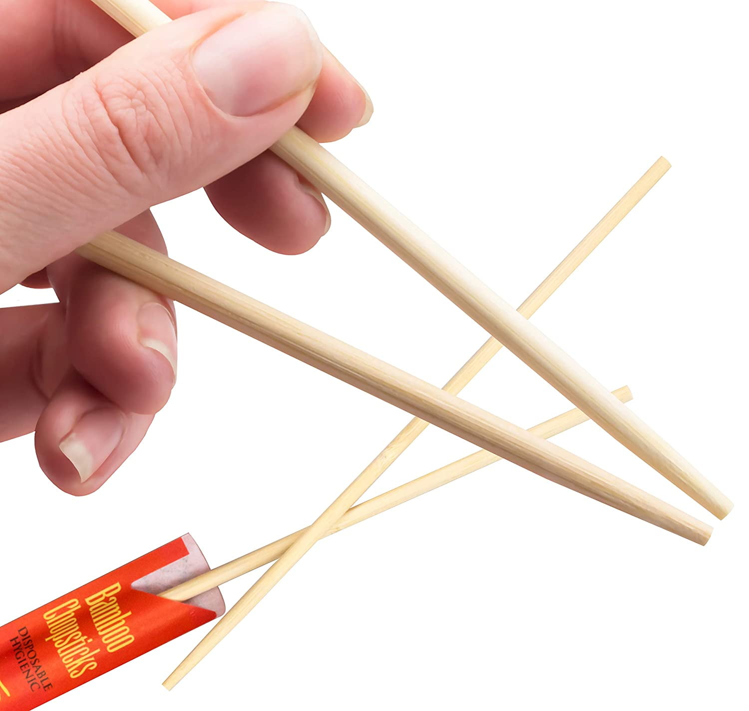9" Bamboo Chopsticks Individually wrapped High-Quality Chopsticks 