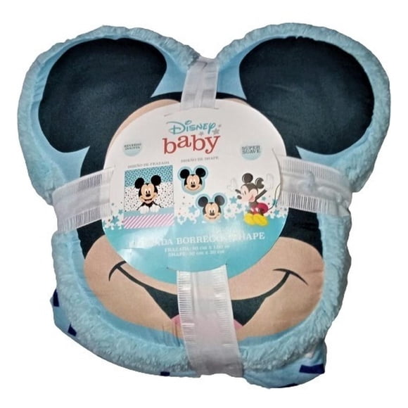 Frazada Super Suave Disney Mickey Mouse + Cojin Shape 1x.8m Providencia Mickey Mouse