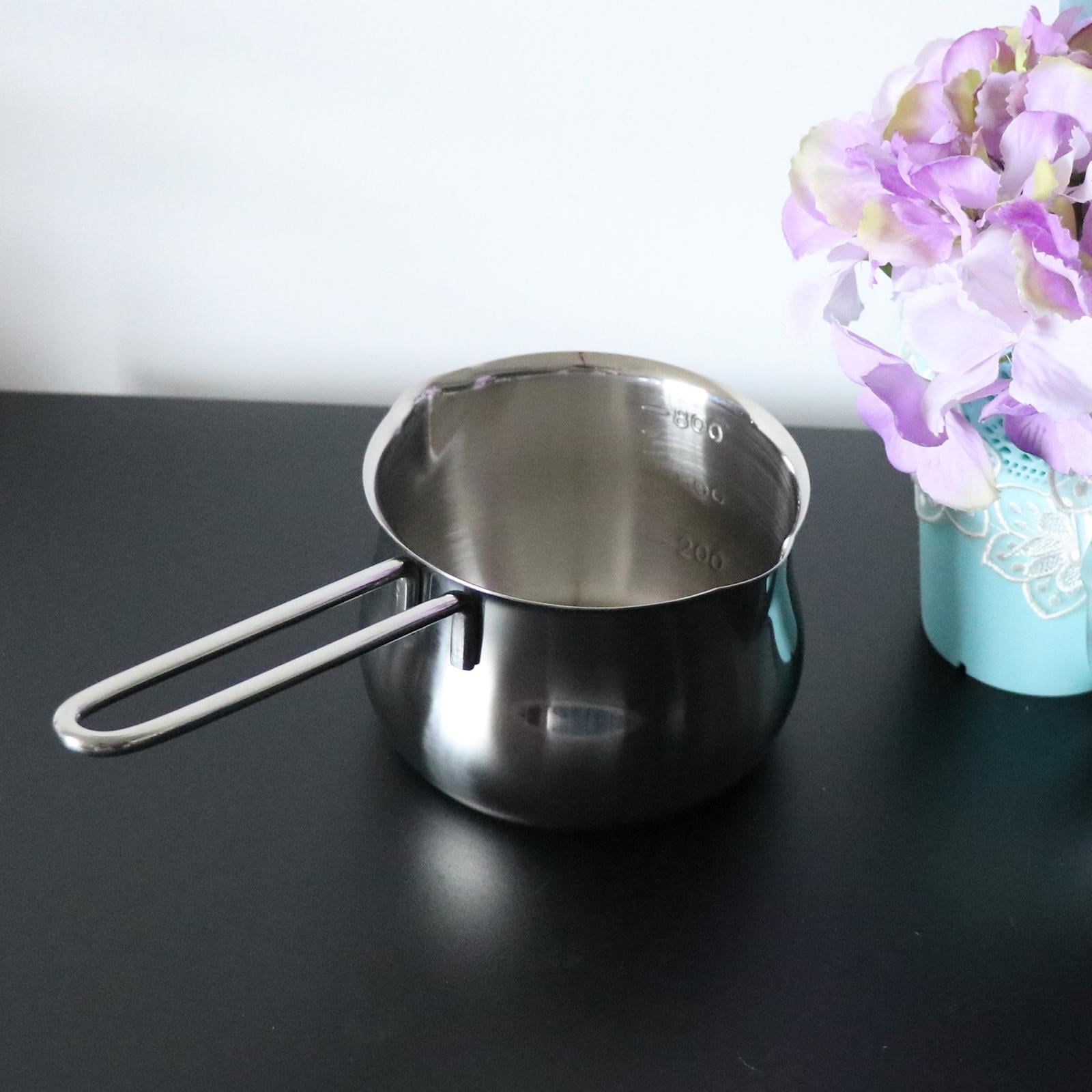 Small Pot w/ Spout Ladle Butter Melter 18.8 RSVP Co. Korea Stainless Steel