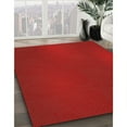 thumbnail image 3 of Ahgly Company Machine Washable Indoor Round Transitional Red Area Rugs, 8' Round, 3 of 7