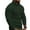 Green, variant on Men's Quarter Zip Sweater Waffle Knit Sweater Mock Neck Sweater Casual Pullover Cable Knit Sweater Blue 3XL