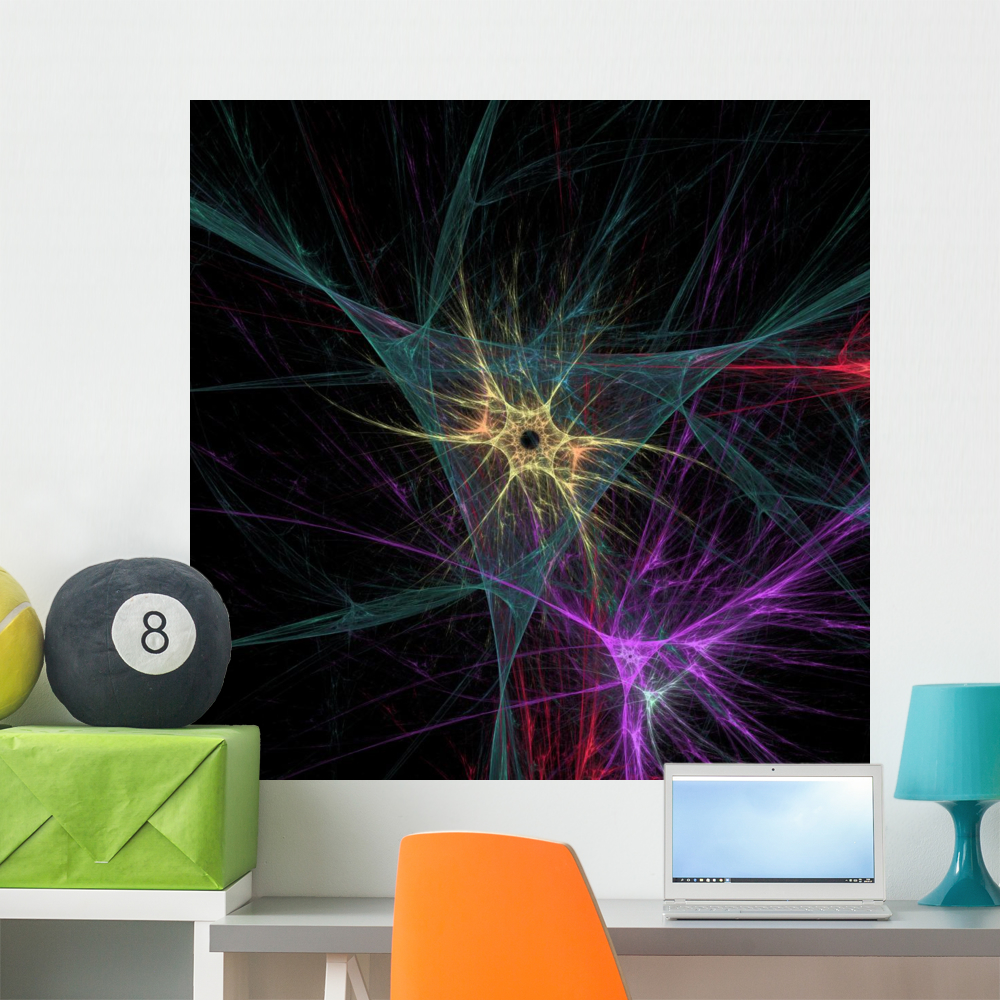 Human Neurons Brain Wall Mural by Wallmonkeys Peel and Stick Graphic ...