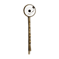 thumbnail image 1 of Recording Music Phonograph Pointer Retro Metal Hair Bobby Pin Headwear, 1 of 3