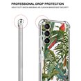 thumbnail image 3 of Parrots in Jungle Clear Case for Samsung Galaxy S21 Plus,Aesthetic Art Design Case for Men Women,Unique Trendy Transparent TPU Bumper Case Cover, 3 of 5